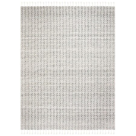 Safavieh 5 x 8 ft. Natura Rectangle Hand Loomed Wool RugCharcoal NAT153H-5